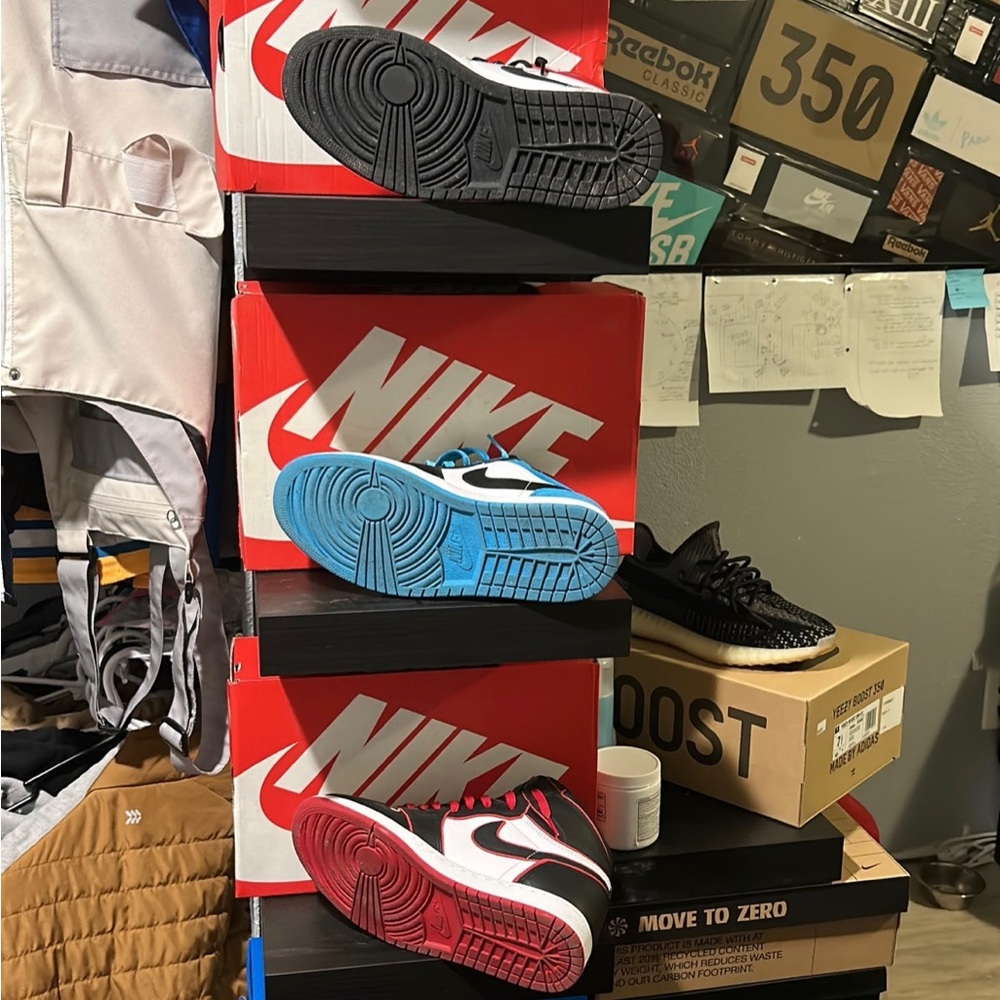 3 pairs of Jordan’s